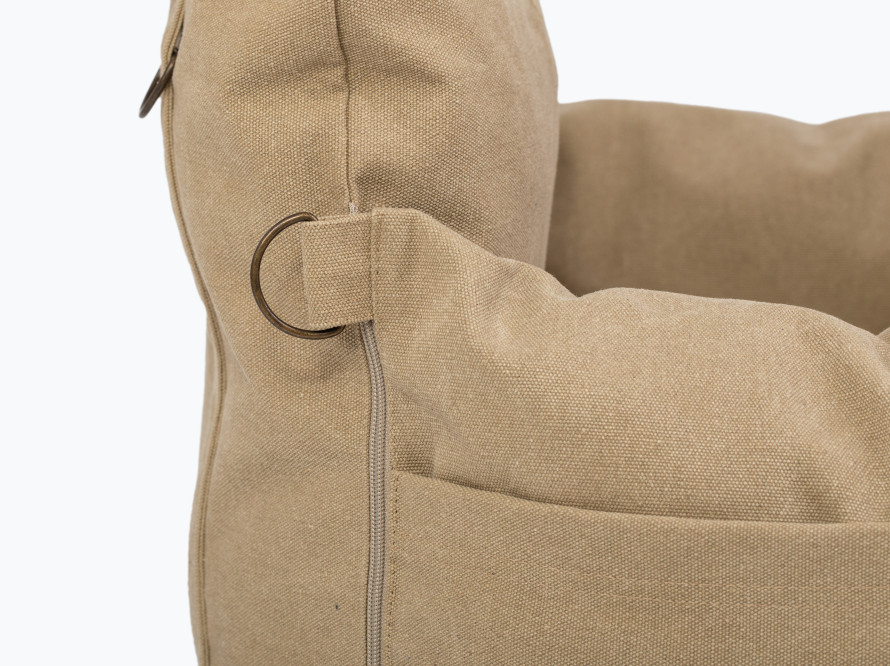 Автокресло-лежанка в авто для кота Buggy Canvas Linen