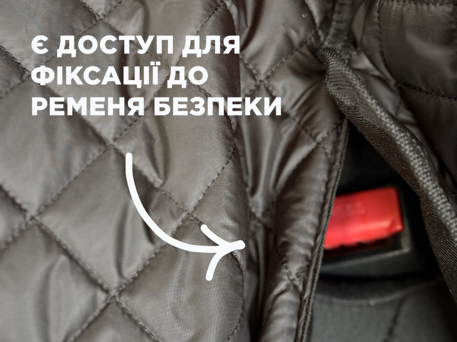 Накидка на заднє сидіння в авто для собак Black Накидка на заднє сидіння в авто для собак Black