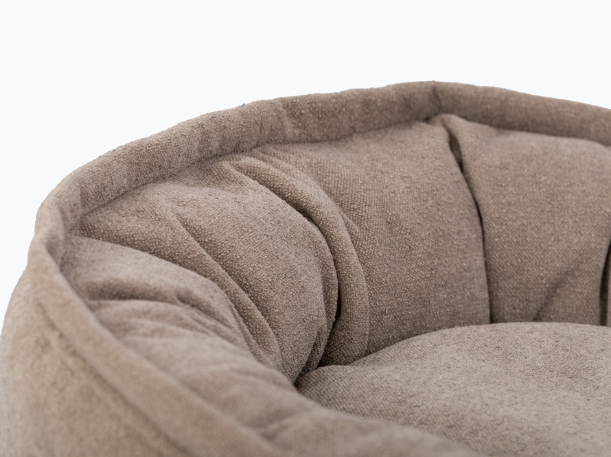 Овальний лежак Donut Linen Овальний лежак Donut Linen