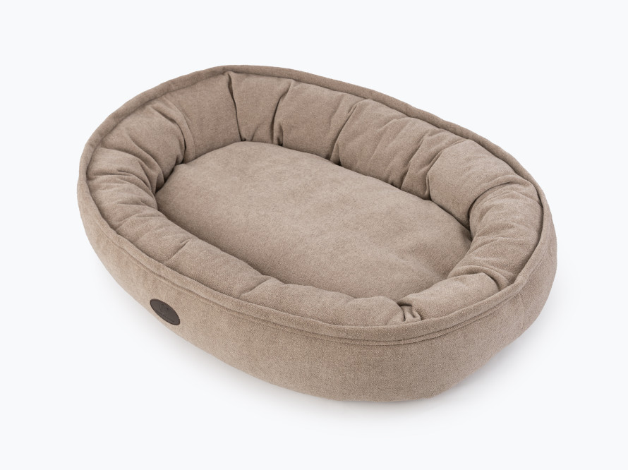 Овальний лежак Donut Linen Овальний лежак Donut Linen