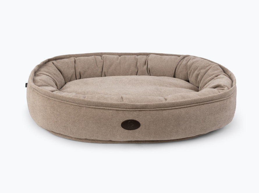 Овальний лежак Donut Linen Овальний лежак Donut Linen