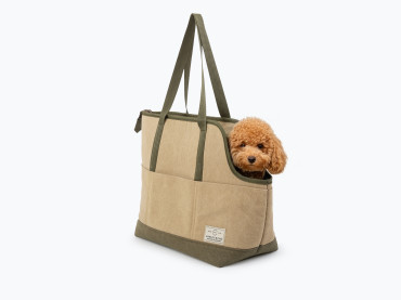 Сумка-переноска для собак Voyager Canvas Linen-Olive 