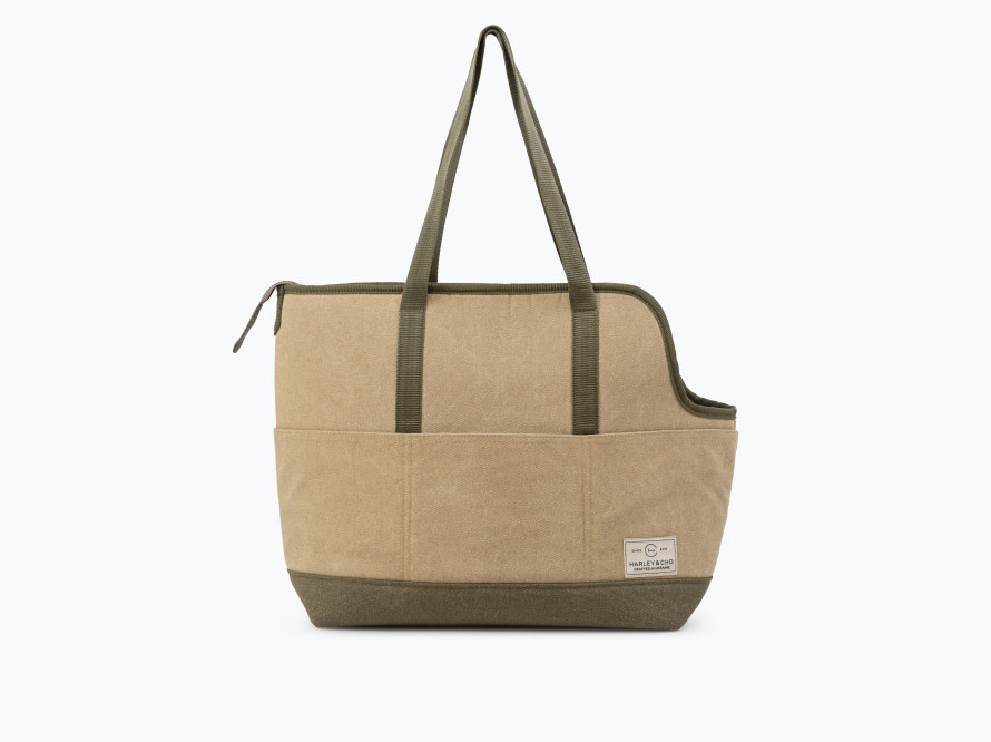 Сумка-переноска для собак Voyager Canvas Linen-Olive Сумка-переноска для собак Voyager Canvas Linen-Olive