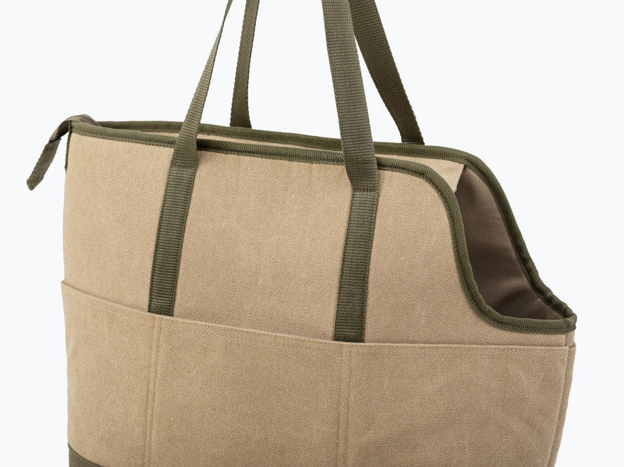 Сумка-переноска для собак Voyager Canvas Linen-Olive Сумка-переноска для собак Voyager Canvas Linen-Olive