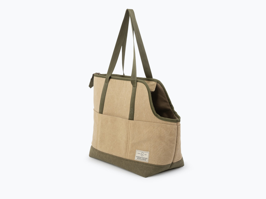 Сумка-переноска для собак Voyager Canvas Linen-Olive Сумка-переноска для собак Voyager Canvas Linen-Olive