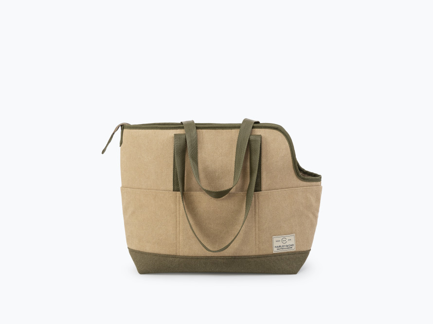Сумка-переноска для собак Voyager Canvas Linen-Olive Сумка-переноска для собак Voyager Canvas Linen-Olive