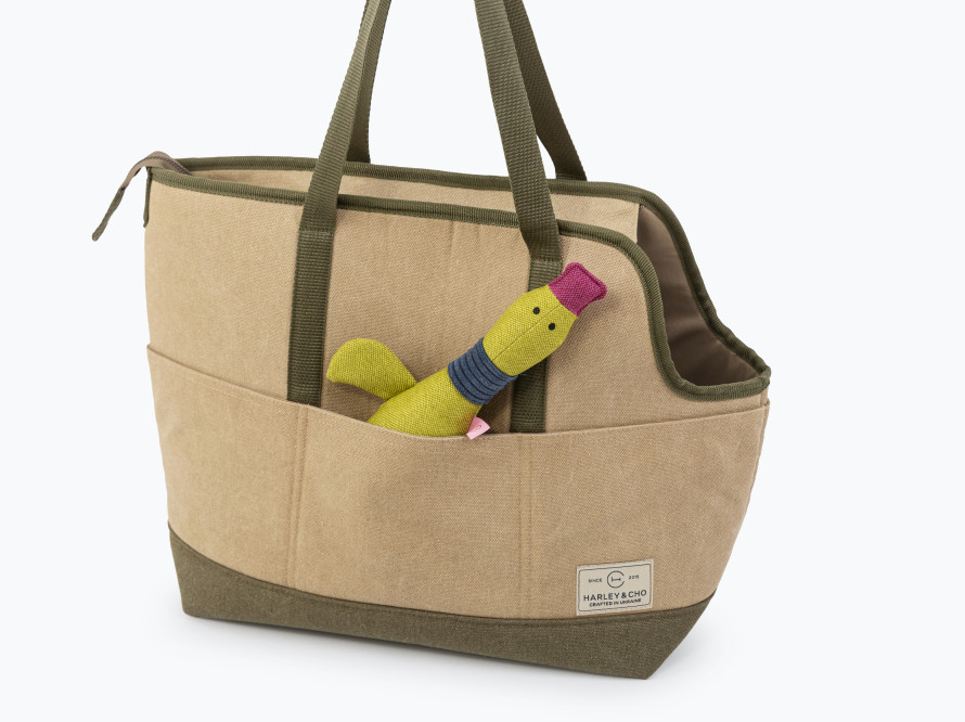 Сумка-переноска для собак Voyager Canvas Linen-Olive Сумка-переноска для собак Voyager Canvas Linen-Olive