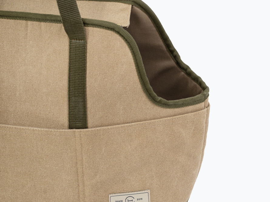 Сумка-переноска для собак Voyager Canvas Linen-Olive Сумка-переноска для собак Voyager Canvas Linen-Olive