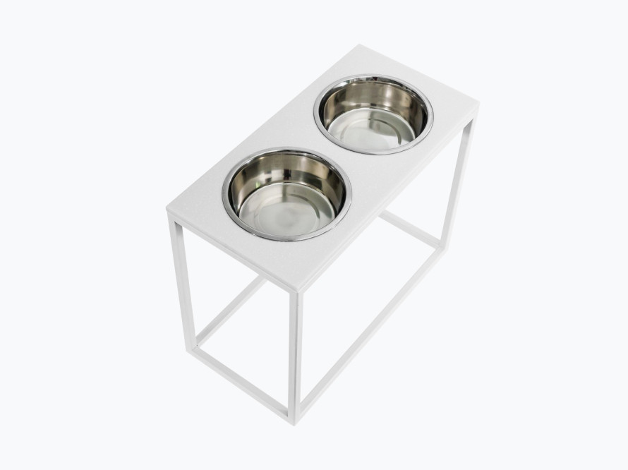 Миски на подставке Dinner White Stone + White Миски на подставке Dinner White Stone + White