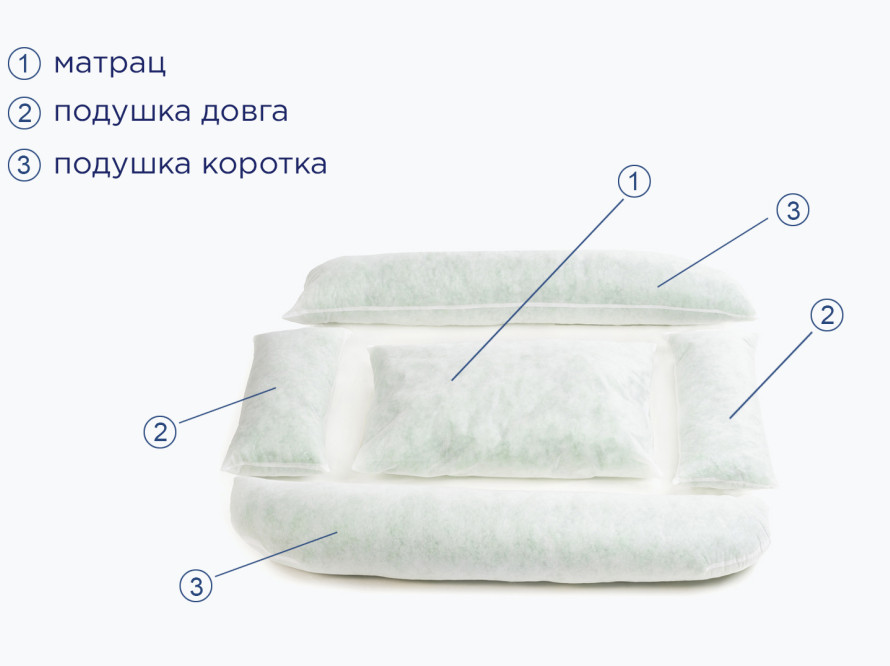Подушка длинная Понтон Lounger (передняя/задняя)