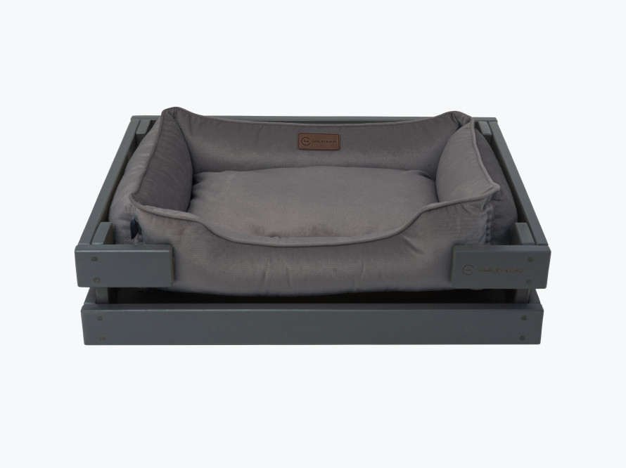 Лежак для кішки Dreamer Gray + Graphite Velour