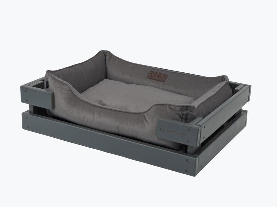 Лежак для кішки Dreamer Gray + Graphite Velour